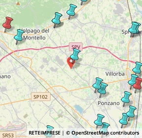 Mappa Via Rialto, 31050 Povegliano TV, Italia (6.441)