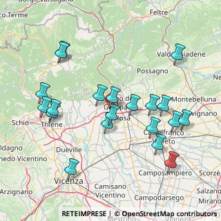 Mappa Via Bianca Riva, 36061 Bassano del Grappa VI, Italia (16.4635)