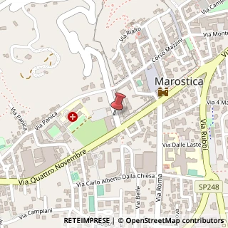 Mappa Via 4 Novembre, 16, 36063 Marostica, Vicenza (Veneto)