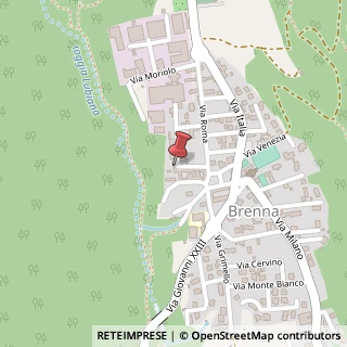Mappa Via Trento, 17, 22040 Brenna, Como (Lombardia)