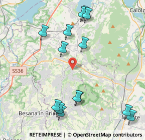 Mappa Via Bornò, 23896 Sirtori LC, Italia (4.80071)