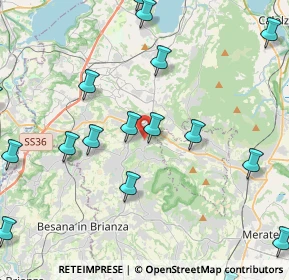 Mappa Via Bornò, 23896 Sirtori LC, Italia (5.9525)