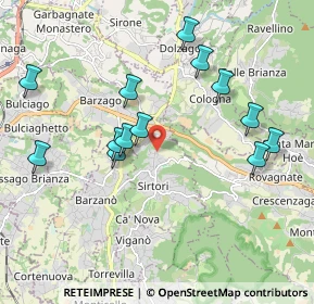 Mappa Via Bornò, 23896 Sirtori LC, Italia (1.95692)
