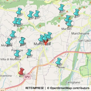 Mappa Via Martiri del Grappa, 36063 Marostica VI, Italia (2.615)
