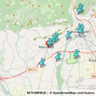Mappa Via Martiri del Grappa, 36063 Marostica VI, Italia (4.19636)
