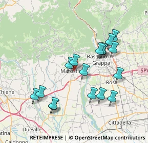 Mappa Via Martiri del Grappa, 36063 Marostica VI, Italia (7.31)