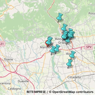 Mappa Via Martiri del Grappa, 36063 Marostica VI, Italia (6.35)