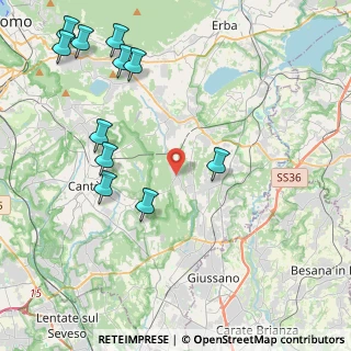Mappa Via Manzoni, 22040 Brenna CO, Italia (5.14909)