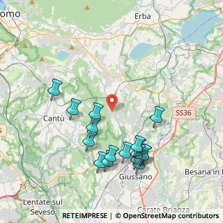 Mappa Via Manzoni, 22040 Brenna CO, Italia (4.08059)