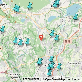 Mappa Via Manzoni, 22040 Brenna CO, Italia (6.183)