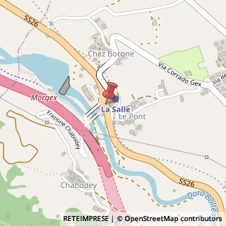 Mappa Localita' Le Pont, 7, 11015 La Salle, Aosta (Valle d'Aosta)