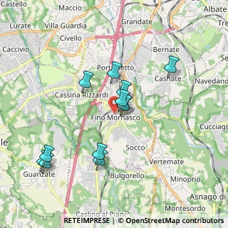 Mappa Via Gioacchino Rossini, 22073 Fino Mornasco CO, Italia (1.7325)