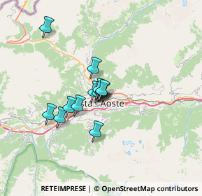 Mappa Frazione Porossan-Roppoz, 11100 Aosta AO, Italia (4.43154)