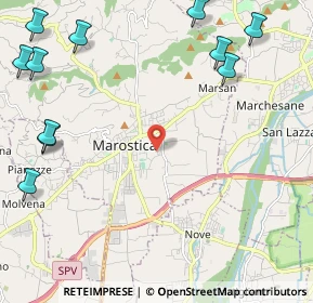 Mappa Via Francesco Petrarca, 36063 Marostica VI, Italia (3.22333)