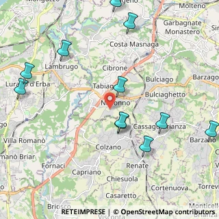 Mappa Via Luigi Cadorna, 23895 Nibionno LC, Italia (2.50364)