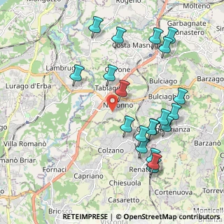Mappa Via Luigi Cadorna, 23895 Nibionno LC, Italia (2.1435)