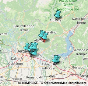 Mappa Via S. Bernardo da Chiaravalle, 24021 Albino BG, Italia (12.57833)