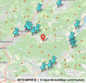 Mappa Via S. Bernardo da Chiaravalle, 24021 Albino BG, Italia (4.55333)