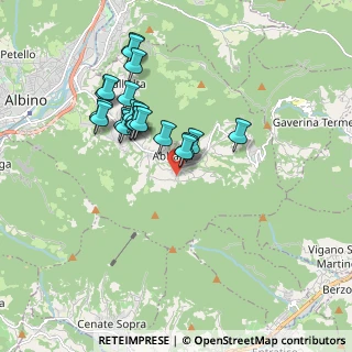 Mappa Via S. Bernardo da Chiaravalle, 24021 Albino BG, Italia (1.6275)
