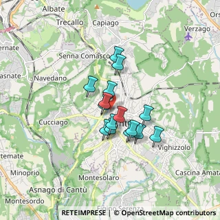 Mappa Via Francesco Daverio, 22063 Cantù CO, Italia (1.16)