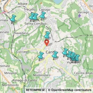 Mappa Via Francesco Daverio, 22063 Cantù CO, Italia (2.29)