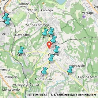 Mappa Via Francesco Daverio, 22063 Cantù CO, Italia (2.34545)