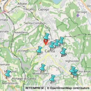 Mappa Via Francesco Daverio, 22063 Cantù CO, Italia (2.23833)
