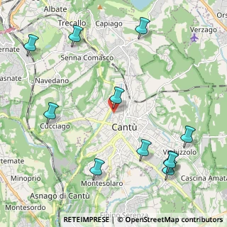 Mappa Via Francesco Daverio, 22063 Cantù CO, Italia (2.66909)