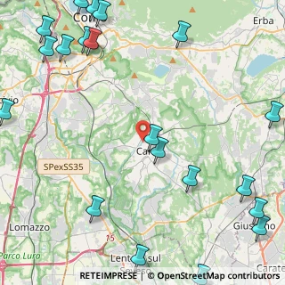 Mappa Via Francesco Daverio, 22063 Cantù CO, Italia (6.741)