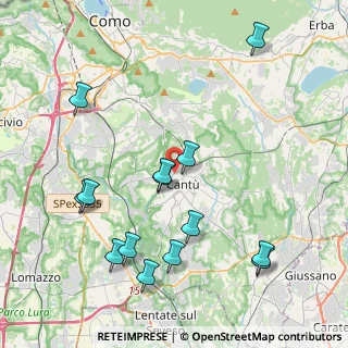 Mappa Via Francesco Daverio, 22063 Cantù CO, Italia (4.55786)