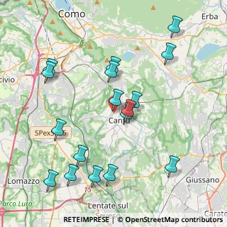 Mappa Via Francesco Daverio, 22063 Cantù CO, Italia (4.36)