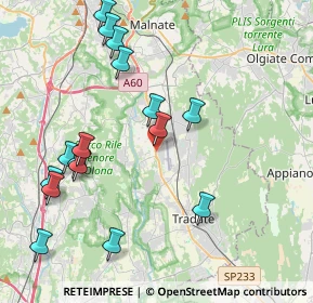Mappa Via Alcide de Gasperi, 21040 Castiglione Olona VA, Italia (4.51375)