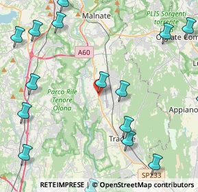 Mappa Via Alcide de Gasperi, 21040 Castiglione Olona VA, Italia (6.5445)