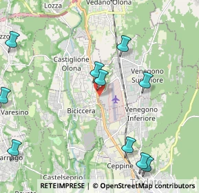 Mappa Via Alcide de Gasperi, 21040 Castiglione Olona VA, Italia (2.68)