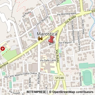 Mappa Via Tenente San Pivato, 4, 36063 Marostica, Vicenza (Veneto)