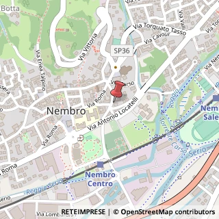 Mappa Via Guglielmo Marconi, 7, 24027 Nembro BG, Italia, 24027 Nembro, Bergamo (Lombardia)