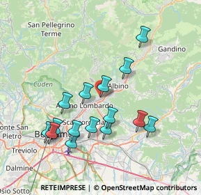 Mappa Piazza Italia, 24027 Nembro BG, Italia (7.252)