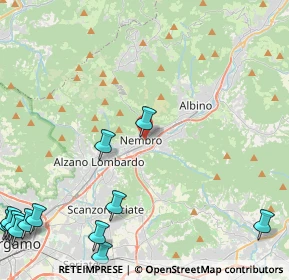 Mappa Piazza Italia, 24027 Nembro BG, Italia (7.05385)