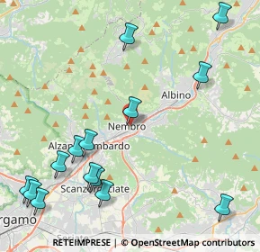 Mappa Piazza Italia, 24027 Nembro BG, Italia (5.37071)