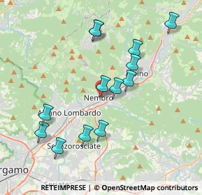 Mappa Piazza Italia, 24027 Nembro BG, Italia (3.78692)