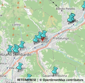 Mappa Piazza Italia, 24027 Nembro BG, Italia (2.62643)