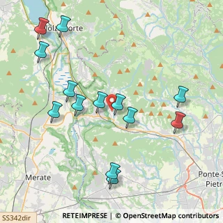 Mappa Via Piave, 24030 Caprino Bergamasco BG, Italia (4.42692)