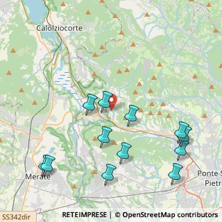 Mappa Via Piave, 24030 Caprino Bergamasco BG, Italia (4.80667)