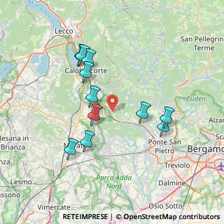 Mappa Via Piave, 24030 Caprino Bergamasco BG, Italia (6.98727)