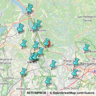 Mappa Via Piave, 24030 Caprino Bergamasco BG, Italia (9.5355)