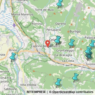 Mappa Via Piave, 24030 Caprino Bergamasco BG, Italia (3.08167)