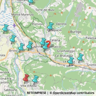 Mappa Via Piave, 24030 Caprino Bergamasco BG, Italia (2.60833)