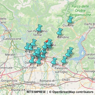 Mappa 24027 Nembro BG, Italia (12.0615)