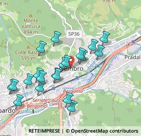 Mappa 24027 Nembro BG, Italia (0.9385)