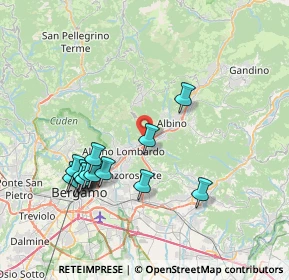 Mappa 24027 Nembro BG, Italia (7.77143)